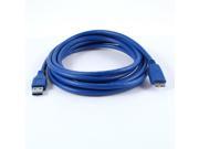 USB 3.0 Type A to Micro B Male m m Extension Data Cable Lead Blue 3 meters