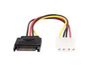 SATA Hard Drive IDE 4Pin Female to 15Pin Male Power Cable 20cm