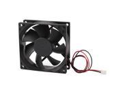 DC 24V 80mm 2 Pin Connector Brushless Cooling Fan for CPU Coolers Radiators