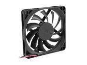 80mm 2 Pin Connector Cooling Fan Black for Computer Case CPU Cooler Radiator