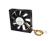 DC 24V 0.16A 3 Pin Connector PC Computer Case Cooling Fan 80mm x 80mm