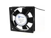AC 220 240V 0.07A 110mmx110mmx25mm 2 Wire Cooling Fan Black for PC Case Cooler