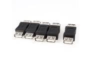 5 Pcs USB 2.0 Type A Female to Female f f Adapter Adaptor Connector
