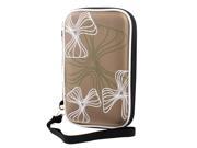 Khaki Protective Case Bag Pouch Zipper Closure for 2.5 HDD Hard Drive Disk
