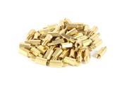 50 Pcs PC Case PCB Motherboard Brass Standoff Hexagonal Spacer M3 9 4mm