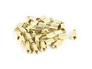 30 Pcs PC PCB Motherboard Brass Standoff Hexagonal Spacer M3 7 4mm