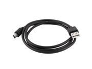 1m 3Ft USB 2.0 A Male to Mini 5Pin Male Extension Cabe Black