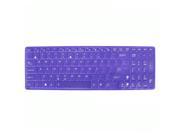 Purple Silicone Dustproof Protective Film Keypad Keyboard Skin for ASUS 15