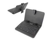 Faux Leather Stand Case Skin Cover USB Keyboard for Cobalt 7