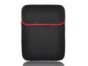 Neoprene Red Black 13 13.2 Laptop Notebook Portable Sleeve Bag Cover Case