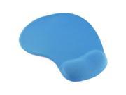 Light Blue Soft Comfort Wrist Gel Rest Support Mouse Pad Mice Mat for PC Desktop