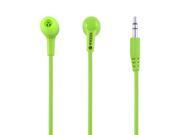 Authorized KEEKA 1.2M Cable 3.5mm Plug In Ear Earphone Headphone Green for MP3