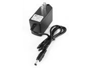 US Plug AC 100 240V 5.5mmx2.5mm 5VDC 1A Power Supply Adapter Cable Black for DVD