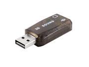 Unique Bargains External USB 2.0 to 3D Virtual Audio Sound Card Adapter Converter 5.1 CH