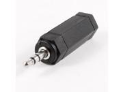 Unique Bargains 6.35mm Mono Jack to 3.5mm Stereo Male Plug Audio Connector Converter Adapter