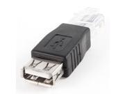 LAN Network USB 2.0 A Female to RJ45 8P8C Plug Adpater Connector
