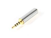 Gold Plated 2.5mm Male Plug to 3.5mm Female Jack Audio Adapter Converter