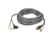 Car Stereo Amp Phono Male 2 RCA to 2 RCA AV Cable Lead 5M Length