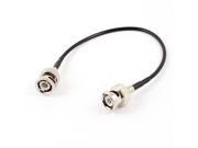 19CM Long BNC Male to Male Plug M M AV Digital Coaxial Stereo Cable Wire