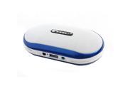 Laptop Notebook Volume Control USB FM Mini Speaker Amplifier White Blue