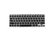 Black Reusable TPU Keyboard Cover for Macbook Air 11.6