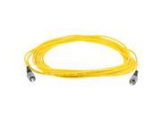 Yellow FC to FC Fiber Patch Cable Cord Jumper SX SM 9 125 3.0 5M