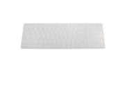 Clear White Keyboard Protect Silicone Skin Cover for Asus N50 X61