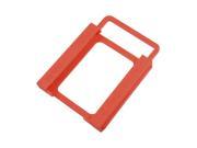 Unique Bargains SSD Enclosure Frame Bracket 2.5 HDD Expasion Red
