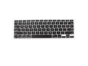 Soft Silicone Keyboard Cover Film Protector Black for Apple Macbook Pro