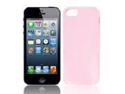 Pink Silicone Anti Dust Protective Back Cover Case for Apple iPhone 5 5G 5th Gen
