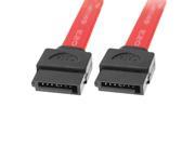 45cm Red 7 Pin Sata Serial ATA HDD Data Adapter Connector Cable