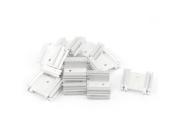 10 Pcs Aluminum Heatsinks Radiator Needle 34x25x12mm Silver Tone for Mosfet IC