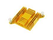 Aluminum 38 x 38 x 11mm Heat Dissipation Cooling Fin