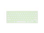 Green Clear Silicone Film PC Keyboard Skin Protector for Apple MacBook Air 13.3
