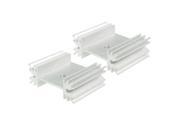 34mm x 12.5mm x 28mm Heatsink Heat Dissipate Cooling Fin 2 Pcs