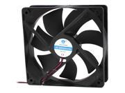 120mm x 25mm 2Pin Brushless Cooling Fan DC 12V for Computer Case CPU Cooler