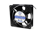 AC 220V 240V 0.14A 2 Wires Ball Bearing Axial Cooling Fan 120mm x 38mm 12038