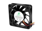 DC 24V 0.1A 60mmx15mm 3 Pin Cooling Fan Black for PC Computer Cases CPU Cooler