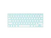 Unique Bargains Soft Film Protective Keyboard Cover Mint Green Clear for Apple MacBook Air 13.3