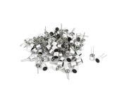 100pcs 2 Pin Electret Condenser MIC Capsule 6mm x 5mm for PC Phone MP3 MP4