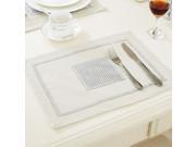 Sparkle Luxury Diamante Placemat Table Mat Velvet Wedding Ornament 30 x 40cm Cream