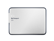 WD My Passport Slim 2TB Portable Metal External Hard Drive USB 3.0 with Auto and Cloud Backup WDBPDZ0020BAL NESN