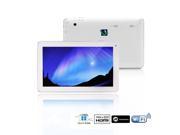 iRulu X10 inch Quad Core Android Tablet PC Android 4.4 KitKat OS, 1024*600 HD Screen Dual Cameras 8GB Storage (White)