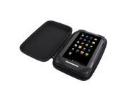 Universal Speaker Case PU Leather Foldable Cover Bag With Stereo Sounder For 7 Tablet Black
