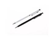 Multiple Color Stylus Ball Point Pen for Touch Screen White