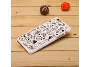 4.7 Inch Animation Pattern Hard Case Cover Back Protector For iPhone 6 White