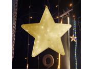 110V Big Pentagram Star String Fairy Light LED Lamp For Decor Xmas Wedding Party Warm White