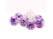 GBB 6 Crystal Ball String Light 110V for Outdoor Garden Fence Patio Christmas Party Wedding Decoration Muti color