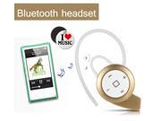 Mini In Ear Wireless Stereo Bluetooth Earphone Headphones Headset For Smartphone Gold