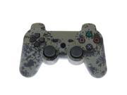 New Plastic Gamepad with General Keys for PS3 Camouflage Grey hot